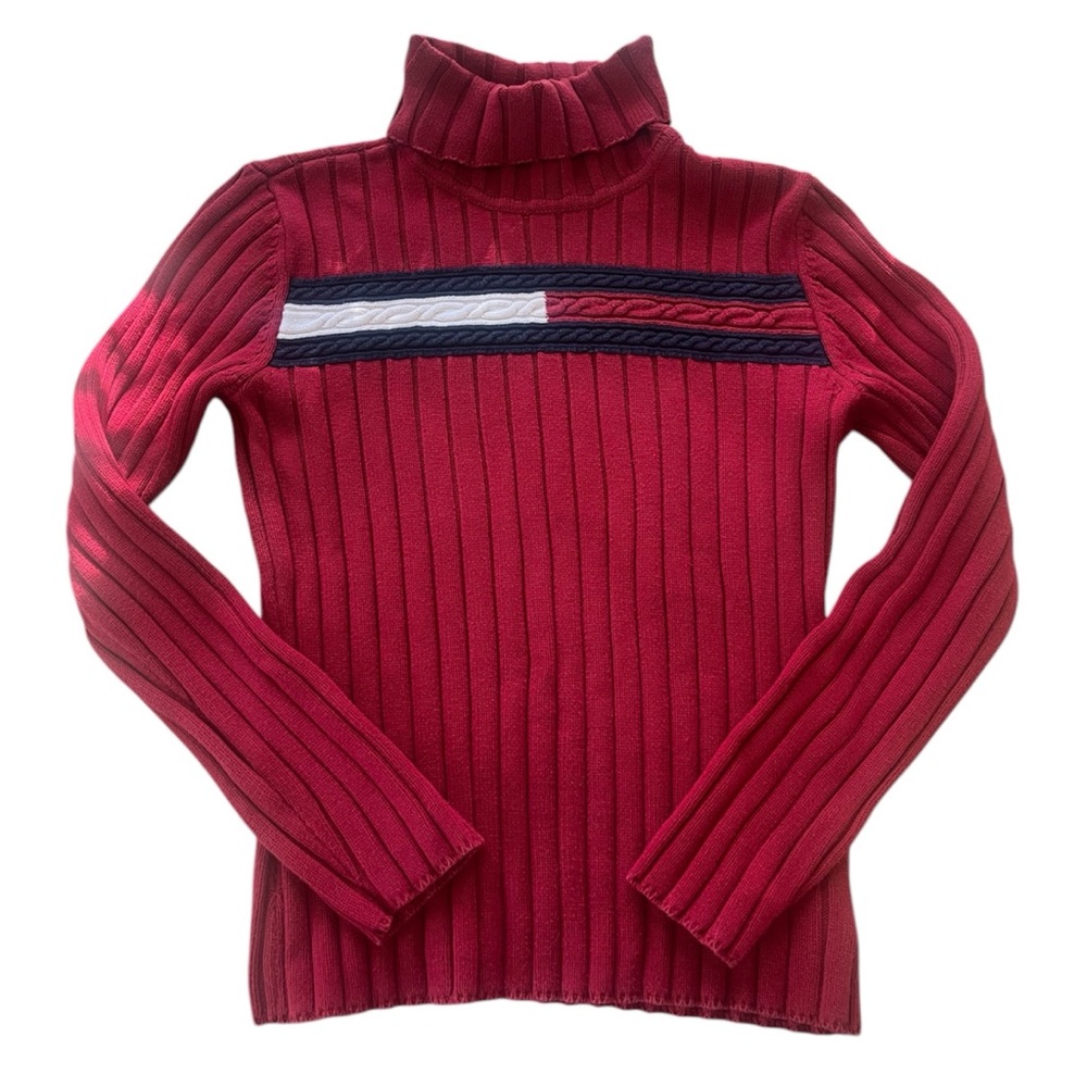 Vintage Tommy Hilfiger Red Turtleneck